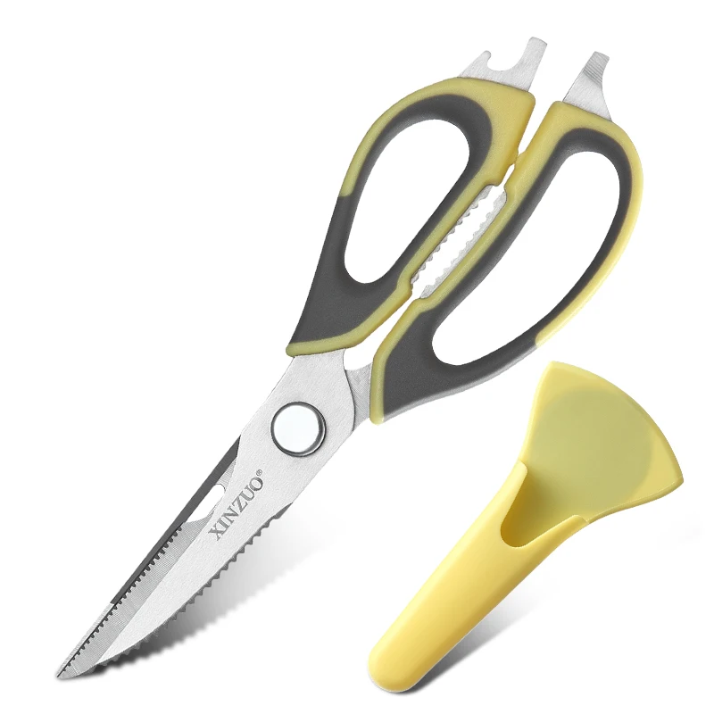 XINZUO Brand Stainless Steel Kitchen Scissors Shear Cooking Tools Tesoura Shearing for Cocina Food Wires Household Scissors