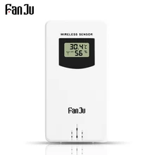 Fanju Температура Влажность беспроводной датчик метр гигрометр электронный цифровой термометр в/на открытом воздухе используется с метеостанциями