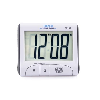 

Magnetic Large LCD Digital Kitchen Timer Cooking Alarm Count Down Tool Cooking Alarm Clock Mini Desk Clock Gadget Tools -SZ