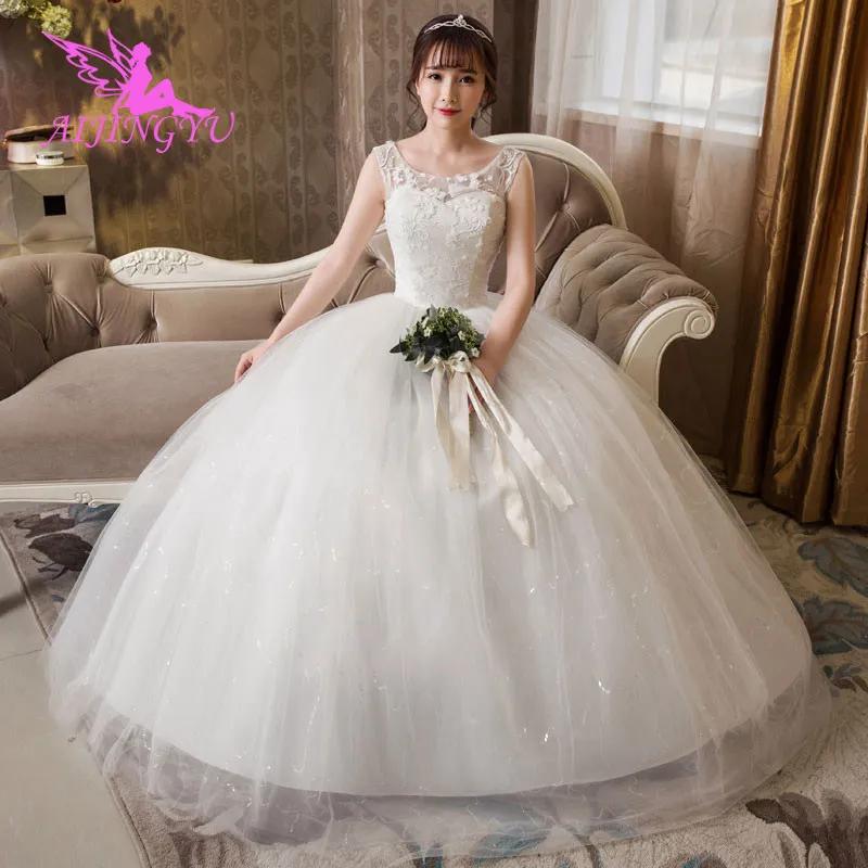 

AIJINGYU dresses plus size party wedding dress 2018 bridal WU264