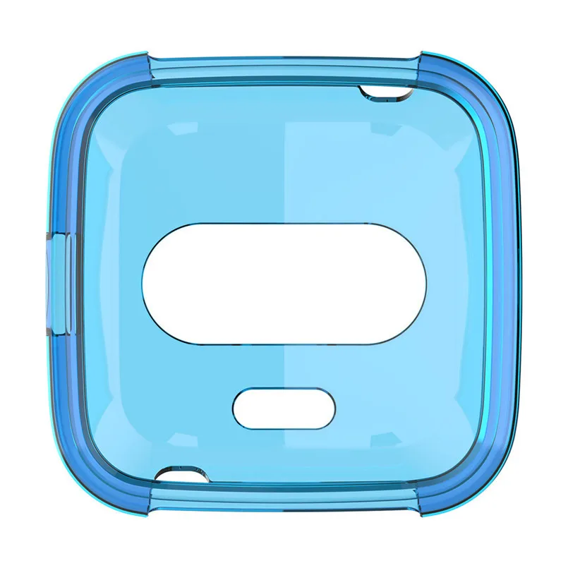 2PCS Case Ultra Slim TPU Protector Smart Watch Case Cover ForFitbit versa Lite Full Covered Screen Protector 40AP508