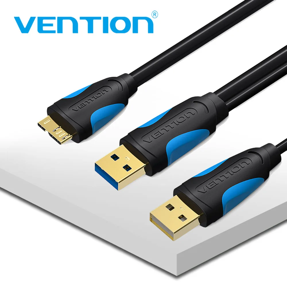 Vention кабель Micro USB 3 0 с двумя портами и кабелем питания 5 Гбит/с|Кабели для MP3/MP4-плееров| |
