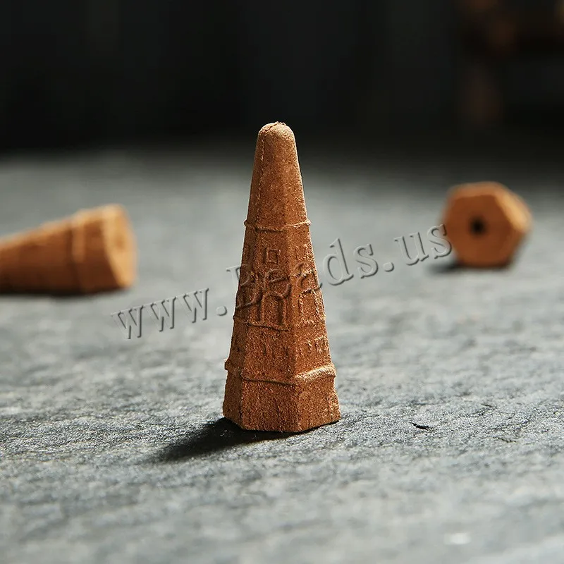 30PCs/Box Natural Smoke Cone Backflow Incense Cones Handmade Joss Sticks tibetan sandalwood Pure Natural Aromatherapy Fresh Air