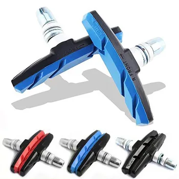 

One Pair Mountain Road Bike Brake pads MTB Bicycle Braking V-Brake Holder Shoes Rubber Blocks Durable Cycling Accessories