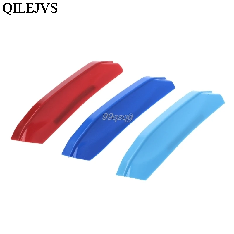 

3D Car Styling Front Grilles Trim Sport Strips Cover Motorsport Sticker For Skoda Octavia A7 2015-2017 New Drop ship
