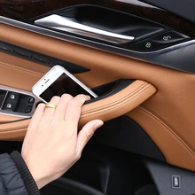 Для BMW New 5 серии G30 2017 2018 Пластик двери автомобиля коробка для хранения телефона лоток аксессуары