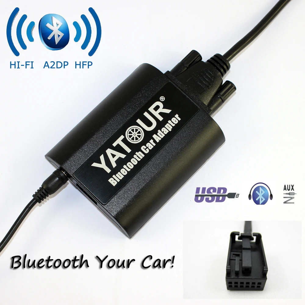 

Yatour Bluetooth Car Adapter For Peugeot Citroen RD4 RT3 Can-bus YT-BTA USB AUX IN HI-FI A2DP