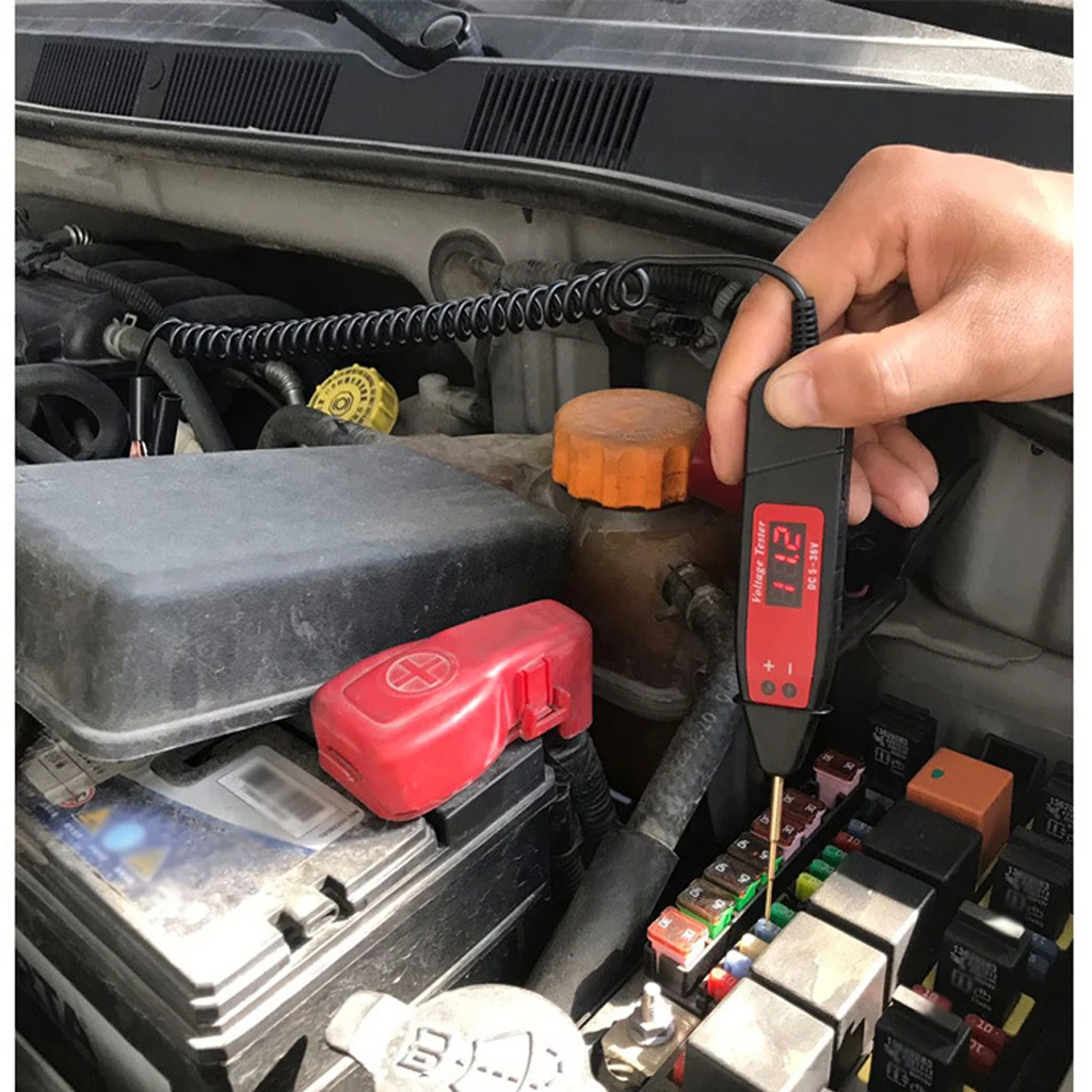 Auto Car Circuit Overhaul Repair Voltage Tester Pen Detector Auto Motor Diagnostic Tool Probador de circuito compteur