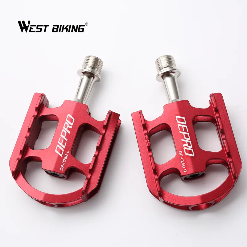 Педали для велосипеда WEST BIKING ультралегкие алюминиевые Нескользящие герметичные