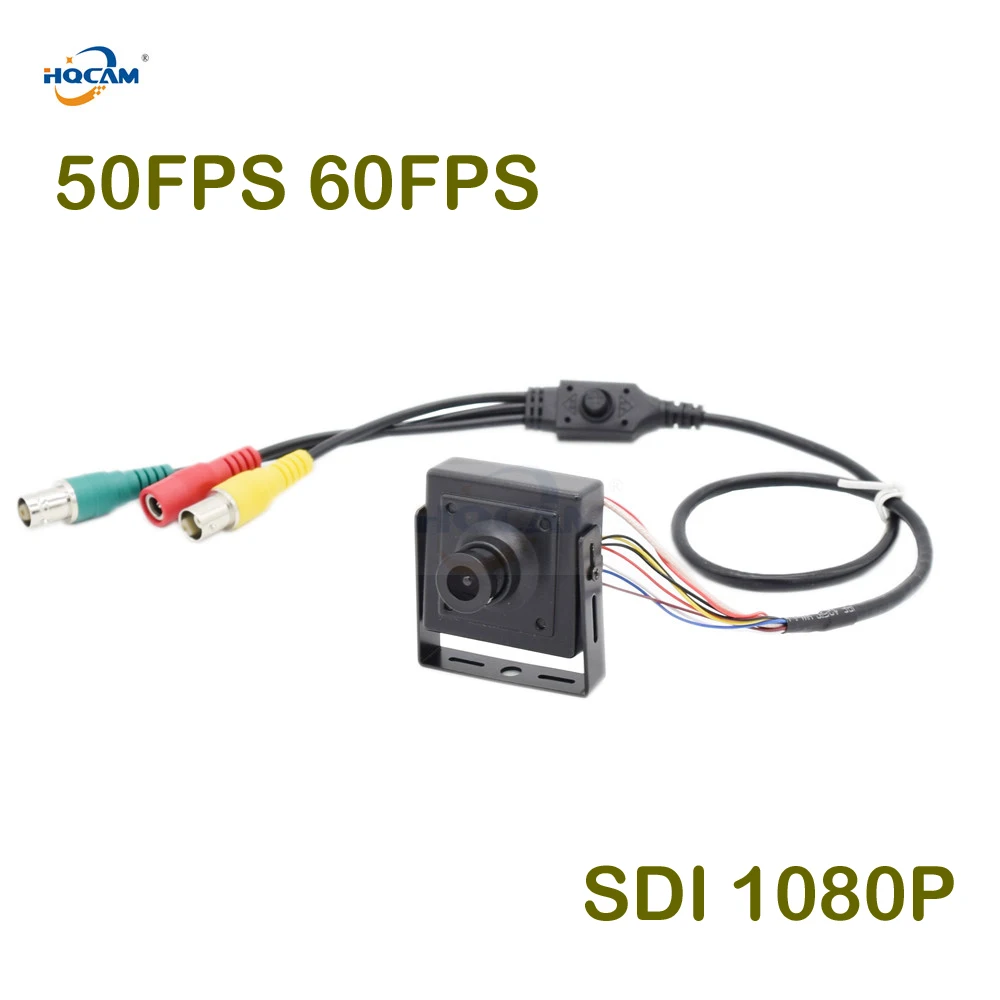HQCAM 50fps 60fps 1080P EX-SDI камера 1/3 дюйма 2.1MP Panasonic сенсор мини SDI Коробка промышленный