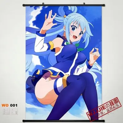 Konosuba Group Wall Scroll Poster NEW