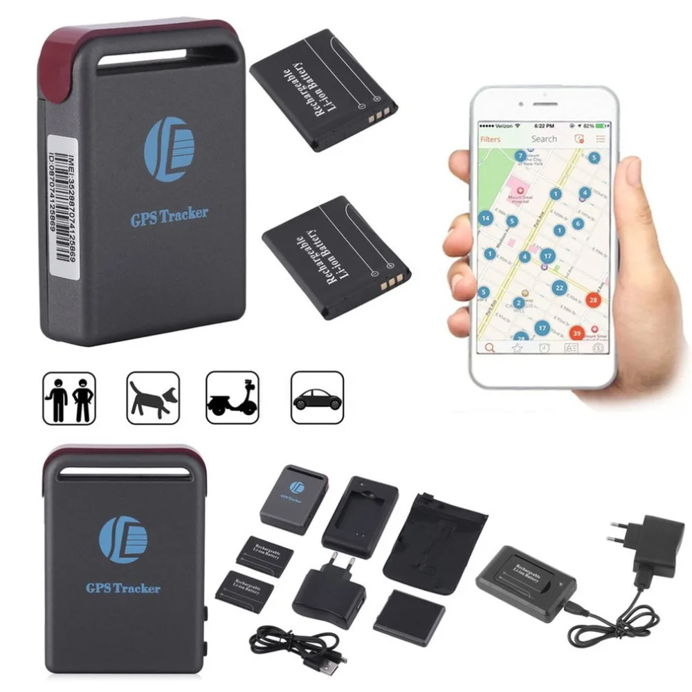Портативный размер мини точный GPS/GSM/GPRS трекер GPS передатчик определение
