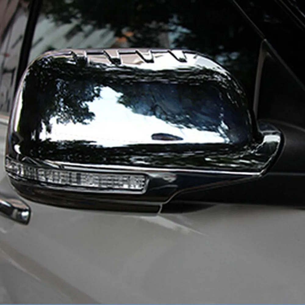 

Rear view rearview mirror decorative protective cover sticker trim frame for ford explorer chromium styling exterior accessories