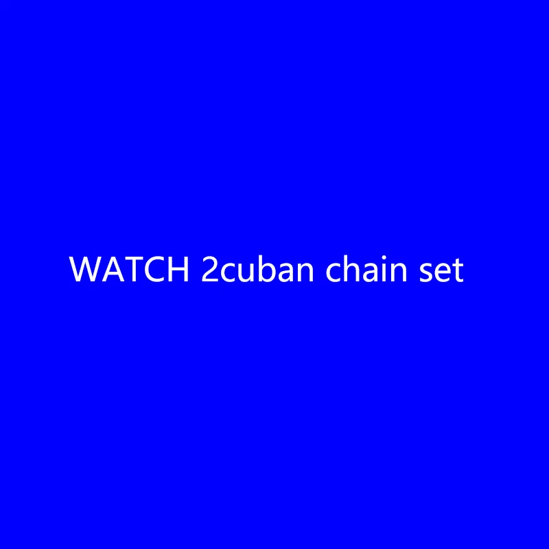 

2cm Hip Hop Gold Color Iced Out Crystal Miami Cuban Chain Gold Silver Necklace & Bracelet watch Set HOT SELLING THE HIP HOP KING