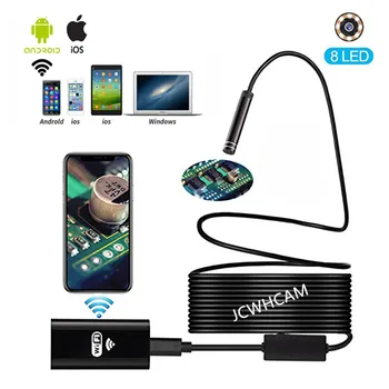 

2019 WIFI Endoscope Camera 1 To 10M Soft Cable IP67 Waterproof Snake Tube Inspection Android IOS Wireless Borescope Endoscope