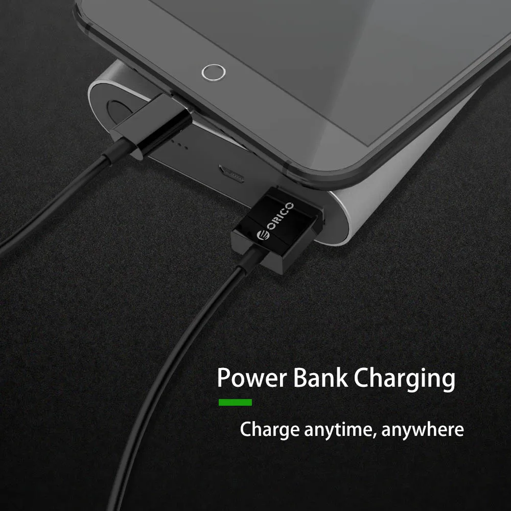 ORICO ADC مايكرو كابل USB لسامسونج Xiaomi هواوي سريع كابل شحن 2A USB كابل بيانات للجوال هاتف لوحي 0.5 m/1 m/ 2 m