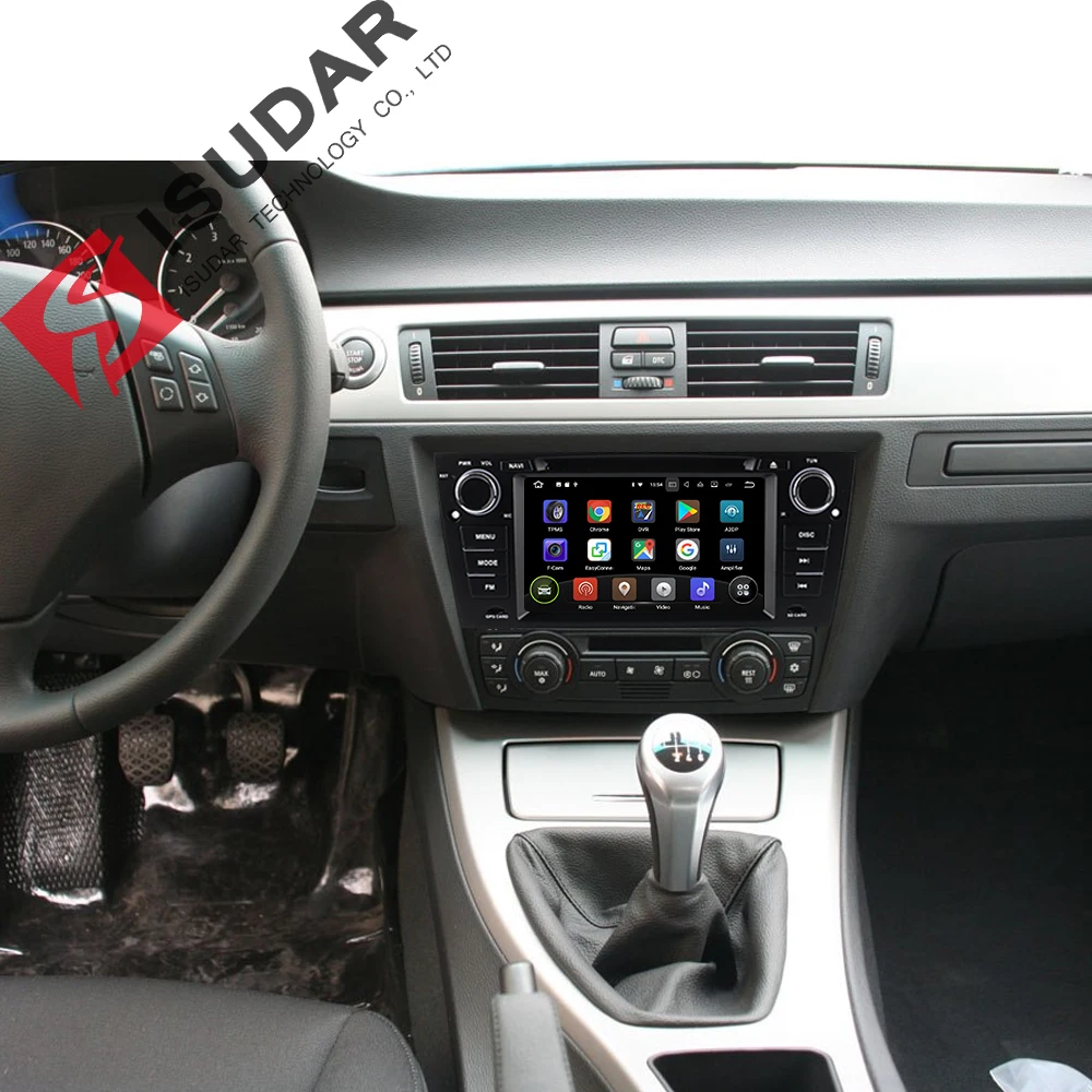 Isudar Штатная Автомагнитола dvd gps навигация с канбус на Android 8.1.0 2 Din Для автомобилей