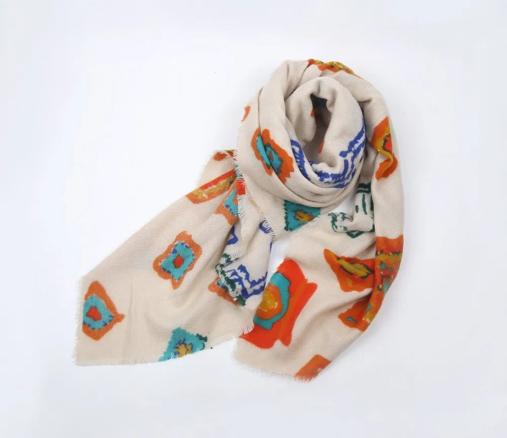 Новые печати Акриловые шарф пашмины большой размер осенью и зимой женские модели шарф платок оптовая