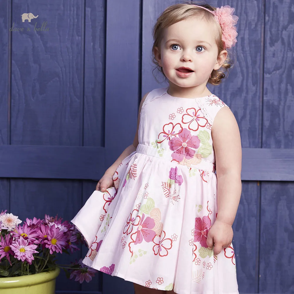 DB4385davebellasummerbabygirlsprincessdresschildsflowersdress