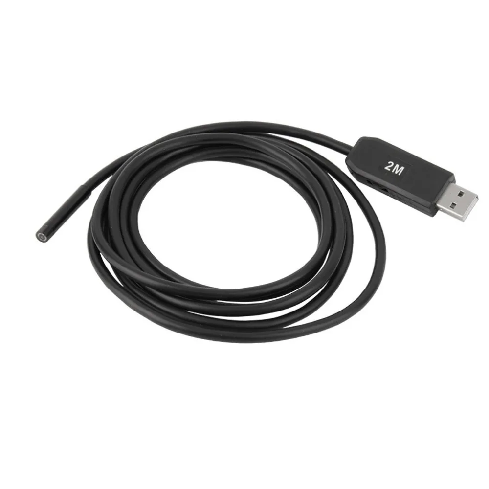 

6 LEDs 1/9 CMOS 5.5mm 2M Lens Mini Endoscope HD USB Endoscope IP67 Waterproof Camera Endoscope Industrial Pipe Inspection Camera