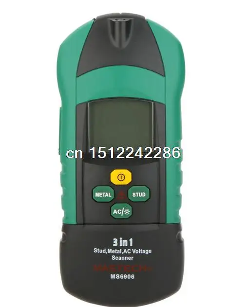 MASTECH MS6906 3 in 1 Multi-function Stud Metal AC Voltage Scanner Detector Tester Thickness Gauge w/ NCV Test MASTECH MS6906 3 in 1 Multi-function Stud Metal AC Voltage Scanner Detector Tester Thickness Gauge w/ NCV Test