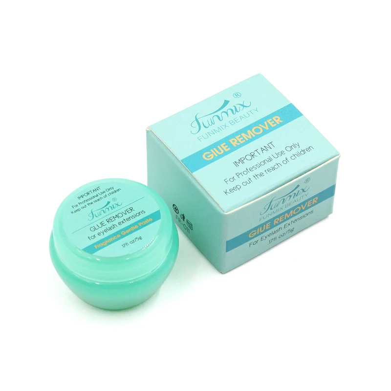 New Funmix 5g Eyelash Glue Remover Zero Stimulation Cream Removal for Lashes Extension Fragrancy Smell Fast Clean Glue Remover