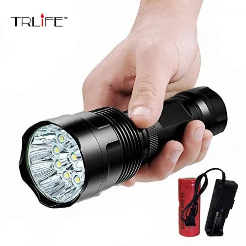 

2018 New Powerful 30000LM 16 x L T6 5 Modes LED Flashlight Torch 26650 Battery Hunting Lamp Light Lantern for Camping,Hiking