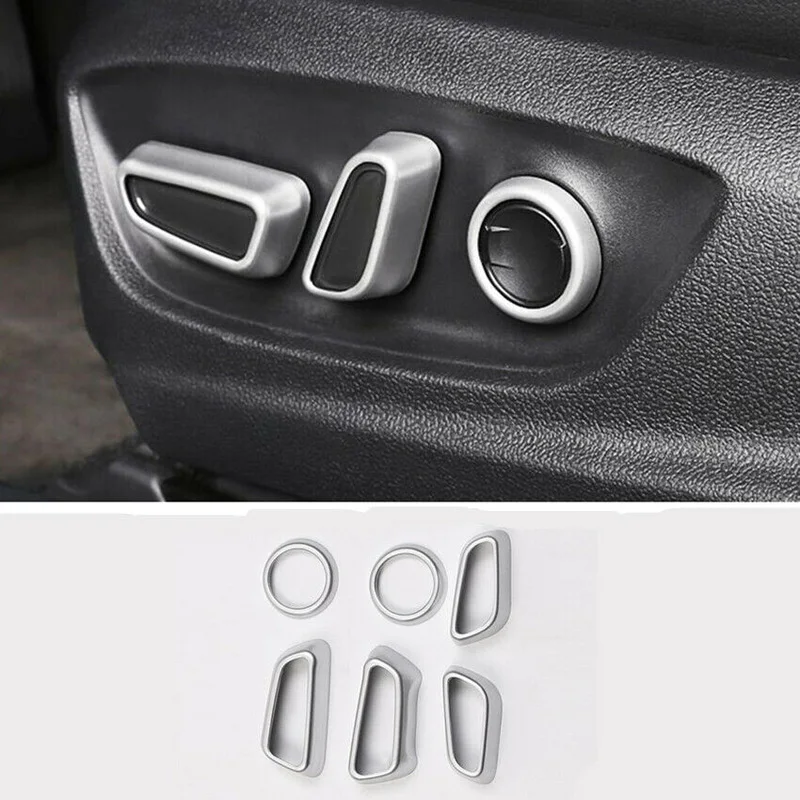 

Adjustment Trim Car Interior Seat Switch Frame ABS For Toyota RAV4 2019 Replacement Decoration Durable Practical