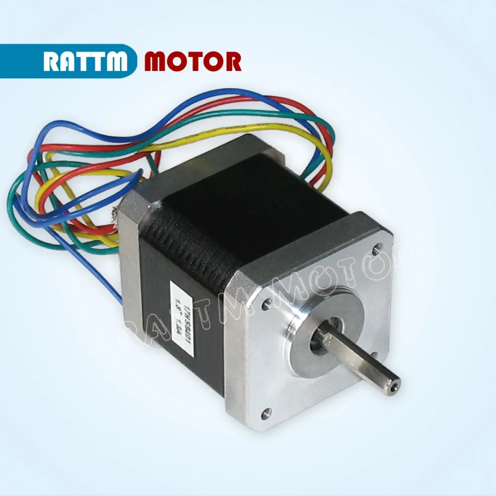 Nema17 stepper motor 0.9 deg /1.8A / 48mm/ 78 Oz in CNC stepper motor