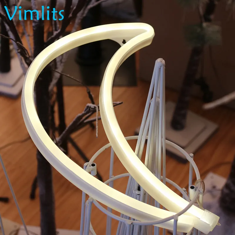 Vimlits 1 шт. Лунная ночь светодиодные Новинка настольный ночник для малыша Батарея