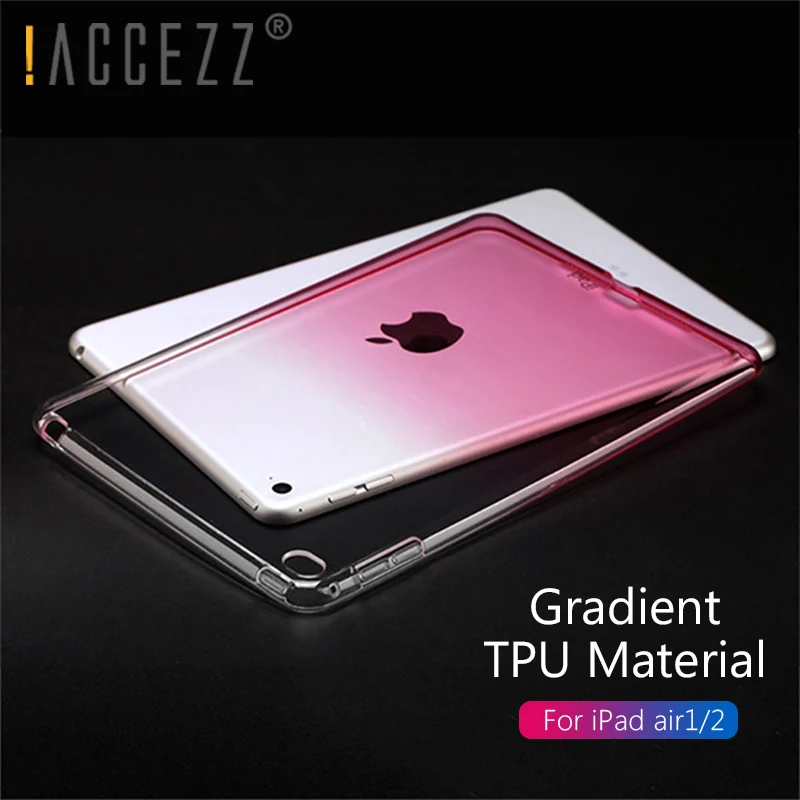 ! Чехол для планшета ACCEZZ iPad Air1/2/ipad5/ipad6 защитный прозрачный чехол мягкий