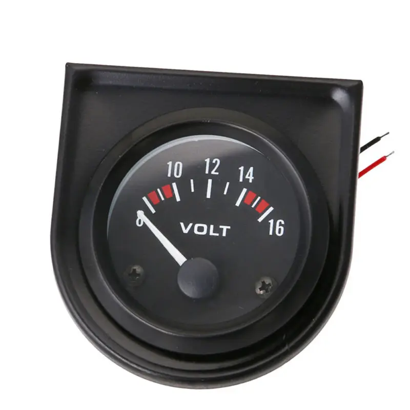 2'' 52mm Mechanical Car Auto Volt Voltmeter Voltage Meter Gauge LED 8