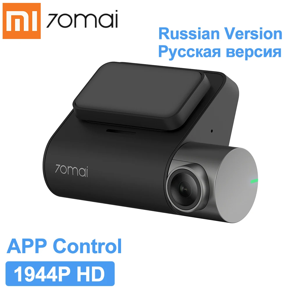 

Russian Version 70mai Dash Cam Pro Smart WiFi Car DVR HD 1944P Camera APP Control Real-time Video WDR G-sensor Night Vision FOV