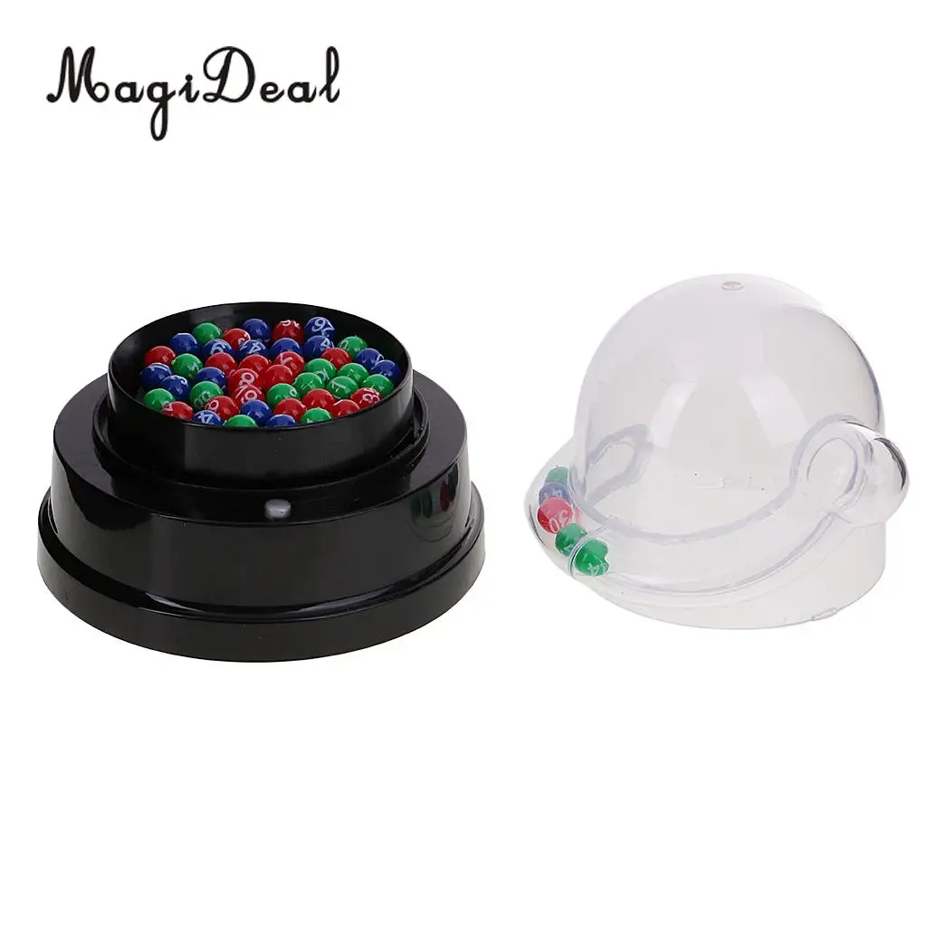 MagiDeal Mini Electric Lucky Number Picking Machine for Lottery Bingo Games Party Nightclubs Cafes Karaoke Dance Halls Gag Toy