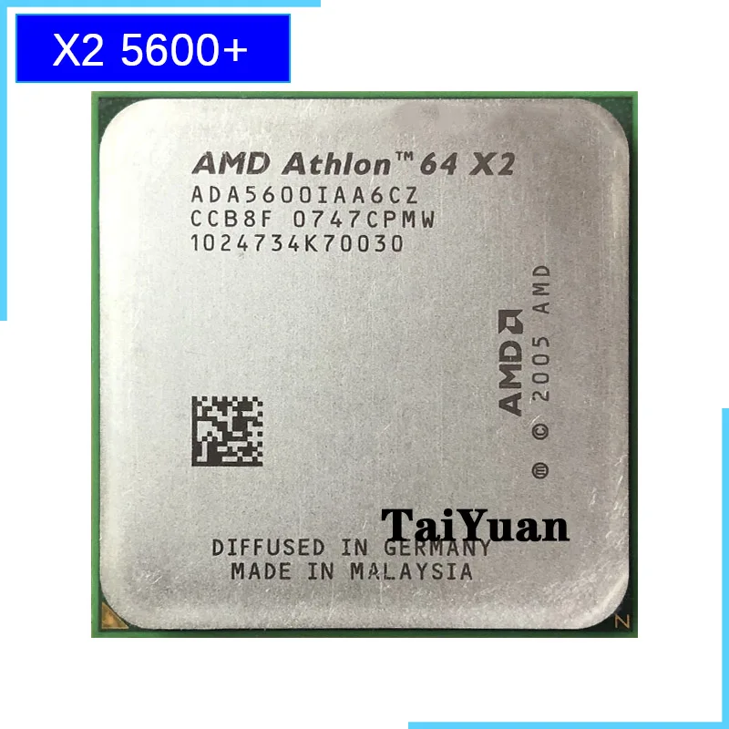 Двухъядерный процессор AMD Athlon 64 X2 5600 + 2 8 ГГц ADA5600IAA6CZ Разъем AM2 | Компьютеры и офис