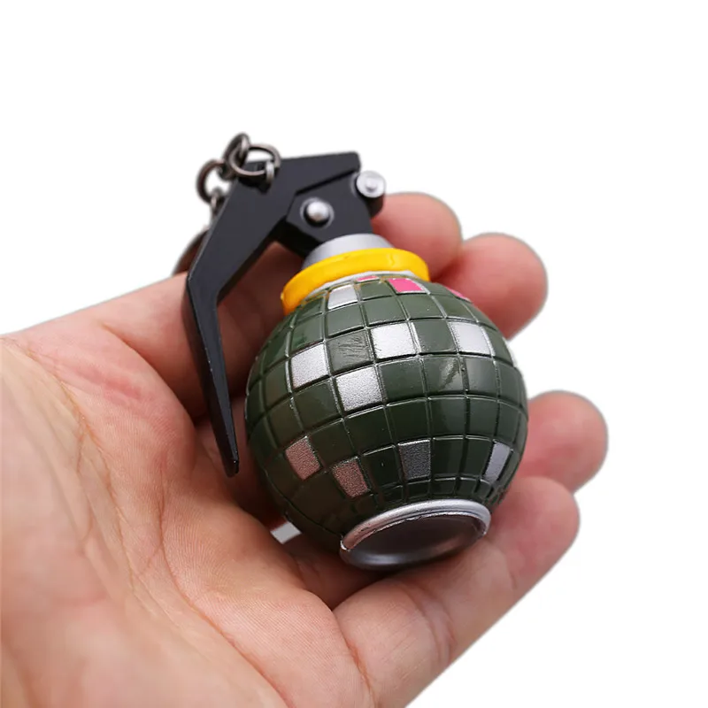 Nueva batalla Royale llavero modelo grande BOOGIE bomba colgante joyería Metal llavero anillo para los hombres bolso del coche llaveros Souvenir