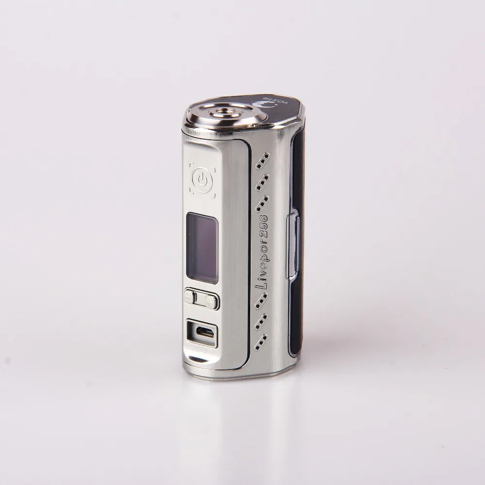 Оригинал Yosta Livepor 256 коробка мод Вт электронная сигарета 18650 VW MECH TC Ni Ti SS PTC режим VAPE