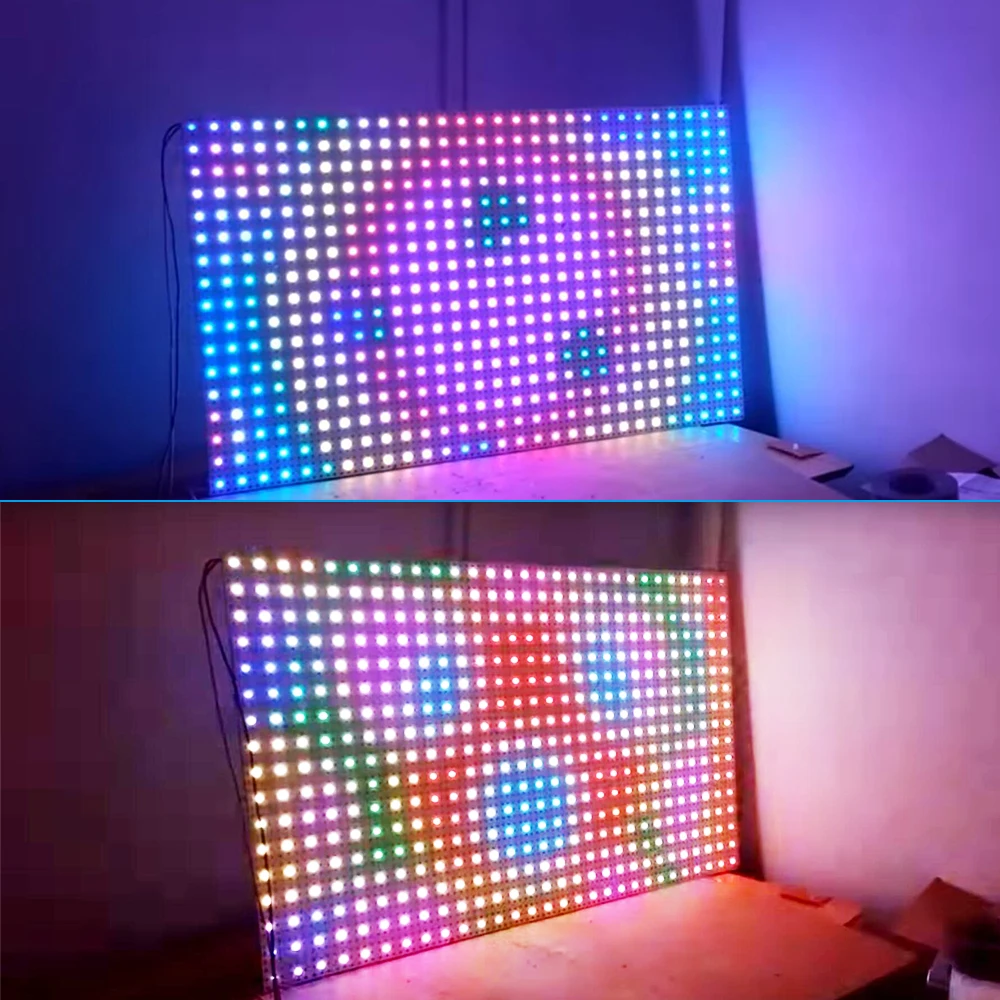 PL9823 F5 5 мм F8 8 мм круглая шляпа Адресуемых СВЕТОДИОДНЫЙ s P9823 чипсет RGB полный цветные матовые 9823 светодиодный чипы пикселей DC5V 5-1000 шт