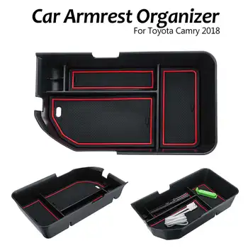 

Right Car Seat Crevice Gaps Storage Box ABS Plastic Auto Drink for Pockets Organizers Stowing Tidying Box For Camry 2018