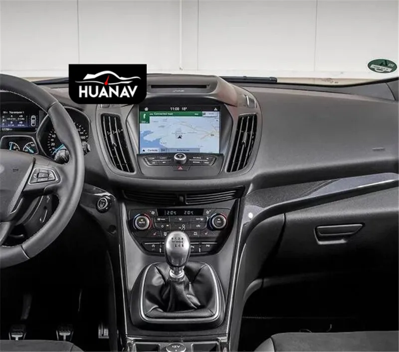 Sale Android7 Tesla style Car No CD DVD Player GPS Navigation For Ford Kuga/Escape 2013-2017 Auto stereo headunit multimedia radio 3