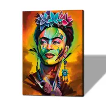

Frida Kahlo Floral Printing Art Canvas Paintings Printing Poster Photos Flower Wall Art Picture Decorations For Bedroom