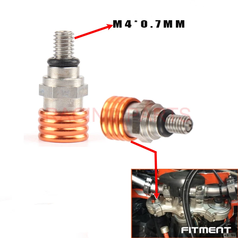 

MotoMX M4*0.7mm Fork Bleeder Relief Valve Fork Relief Valve For SX SXF EXC SMR SMCR Supermoto Motard Racing