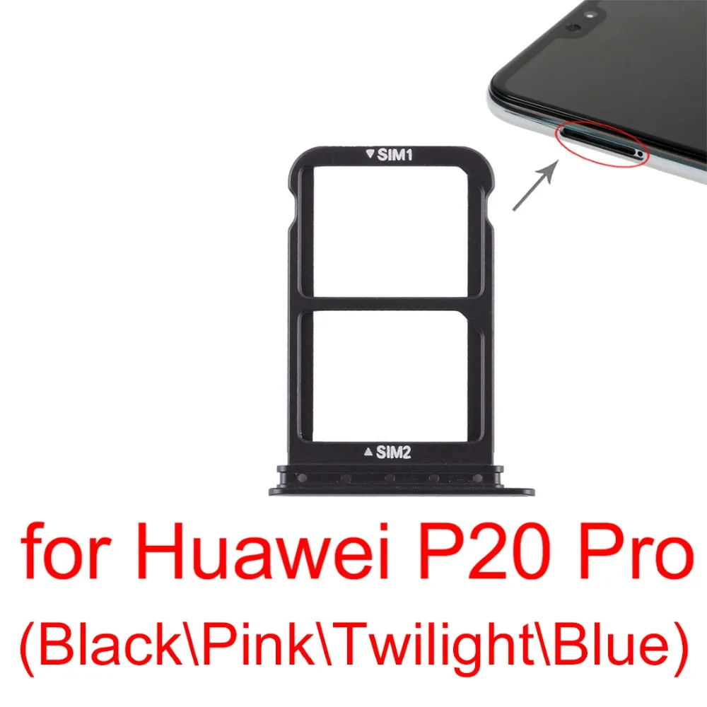 New SIM Tray + SIM Card Tray for Huawei P20 Pro\ Enjoy 7 Repair replacement|SIM Card Adapters| - AliExpress