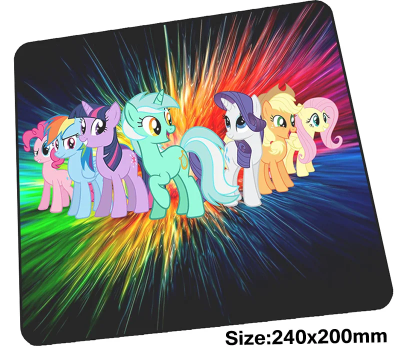Коврик для мыши my little pony геймер 240x200 мм коврик notbook HD Печать игровой высокое