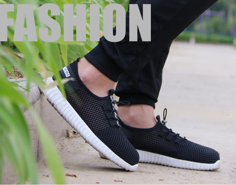 Men's Breathable Steel Toe Cap Safety Shoes Men Outdoor Anti-slip Steel Puncture Proof Construction Boots Work Shoes