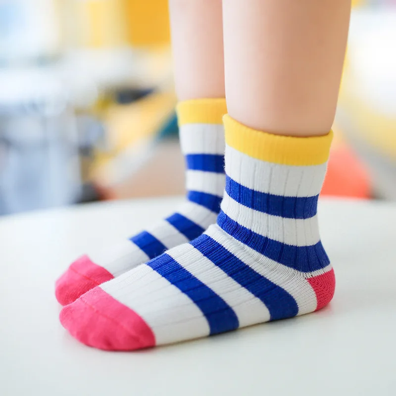 Kids Socks Free Shipping Spring Autumn Summer Young Boy Cotton Casual