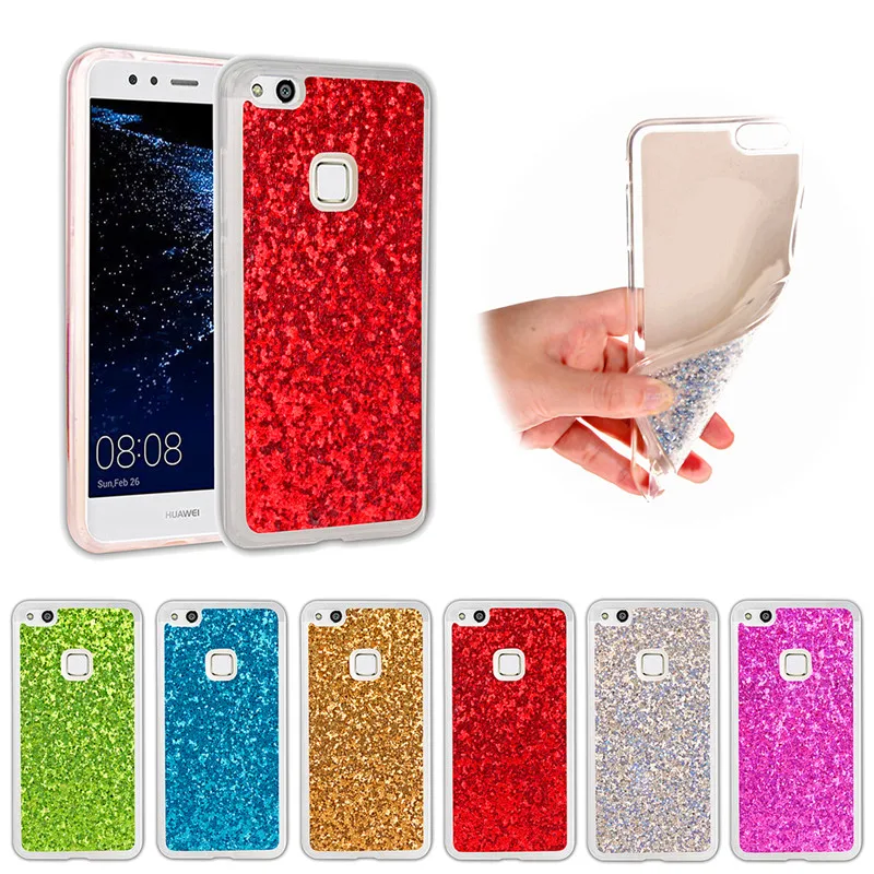 

Huawei P10 Lite G10 Glitter Case Colored Shining Silicone TPU Gel Shiny Glitter Soft Back Cover Case for Huawei P10 Lite WAS-LX1
