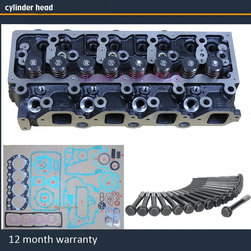 #Special Offers complete cylinder head assembly for Ford Maverick 2664CC 2.7 TD 8V 92-99 engine TD27T 1960811 11039-7F401 with full gasket bolt #Special Offers complete cylinder head assembly for Ford Maverick 2664CC 2.7 TD 8V 92-99 engine TD27T 1960811 11039-7F401 with full gasket bolt