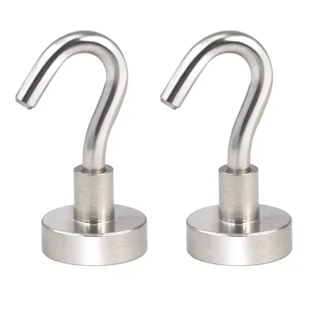 2 pcs 20*37.8MM Hooks Holds Up To 500g Strong Hook Up