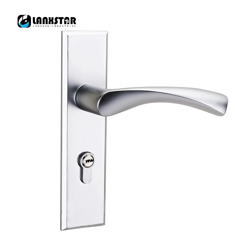 Us 48 02 7 Off Simple Modern Interior Mechanical Lock Handles Indoor Split Handle Locks In Door Handles From Home Improvement On Aliexpress Com